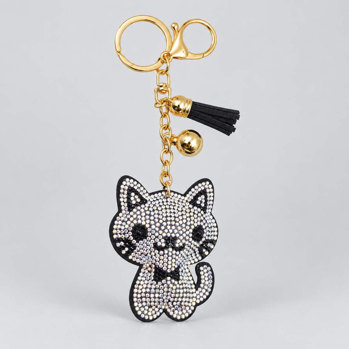 Crystal Cat Charm