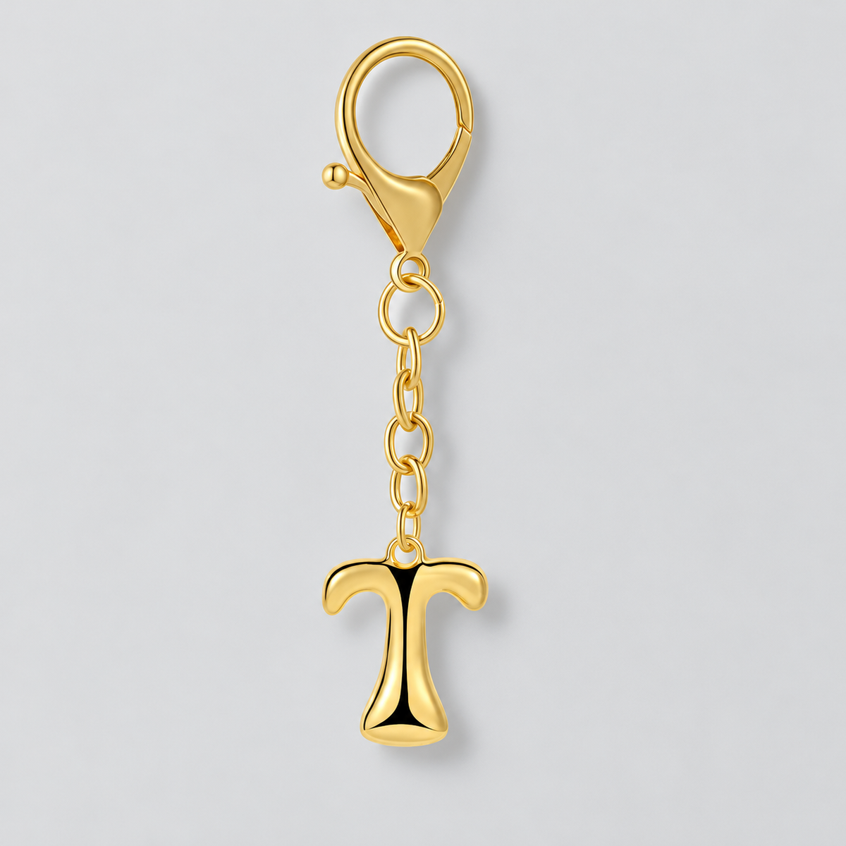 Bubble Initial Letter - Bag Charm
