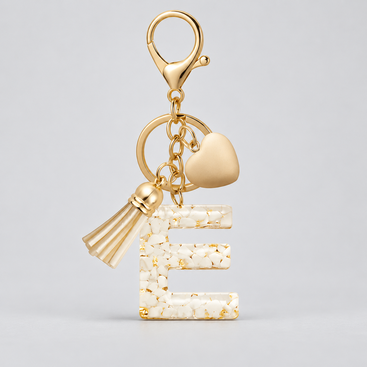 Golden Initial - Bag Charm