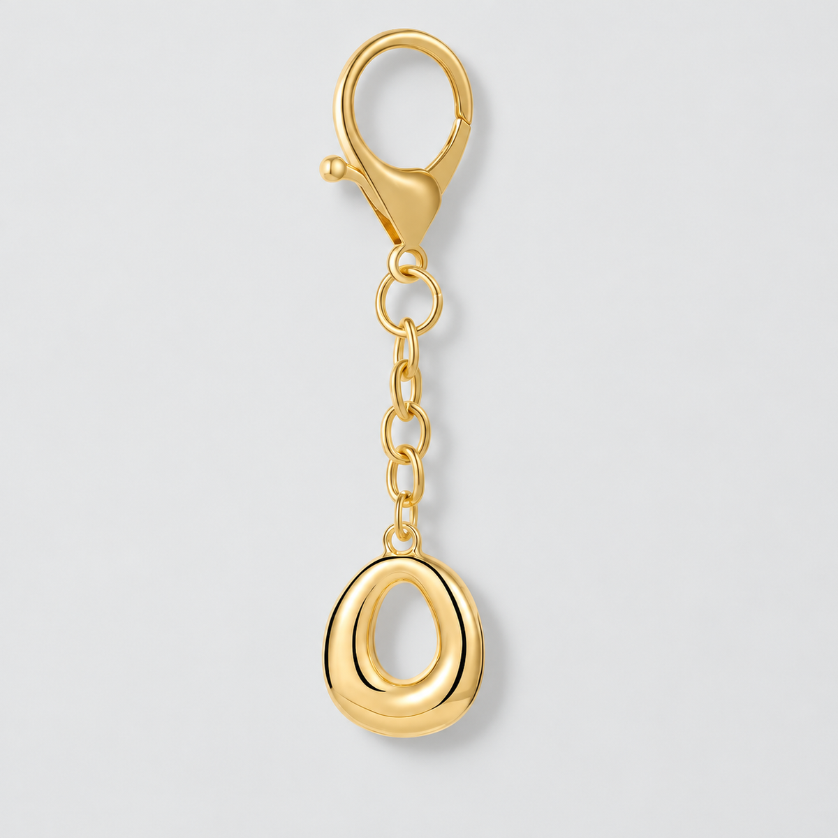 Bubble Initial Letter - Bag Charm