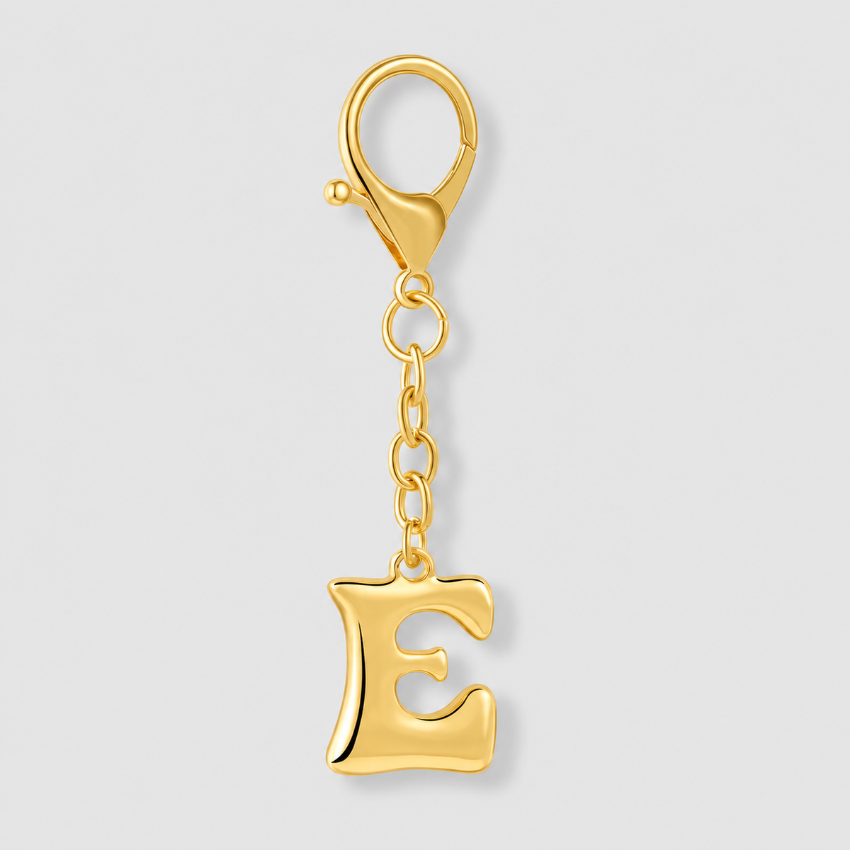 Bubble Initial Letter - Bag Charm