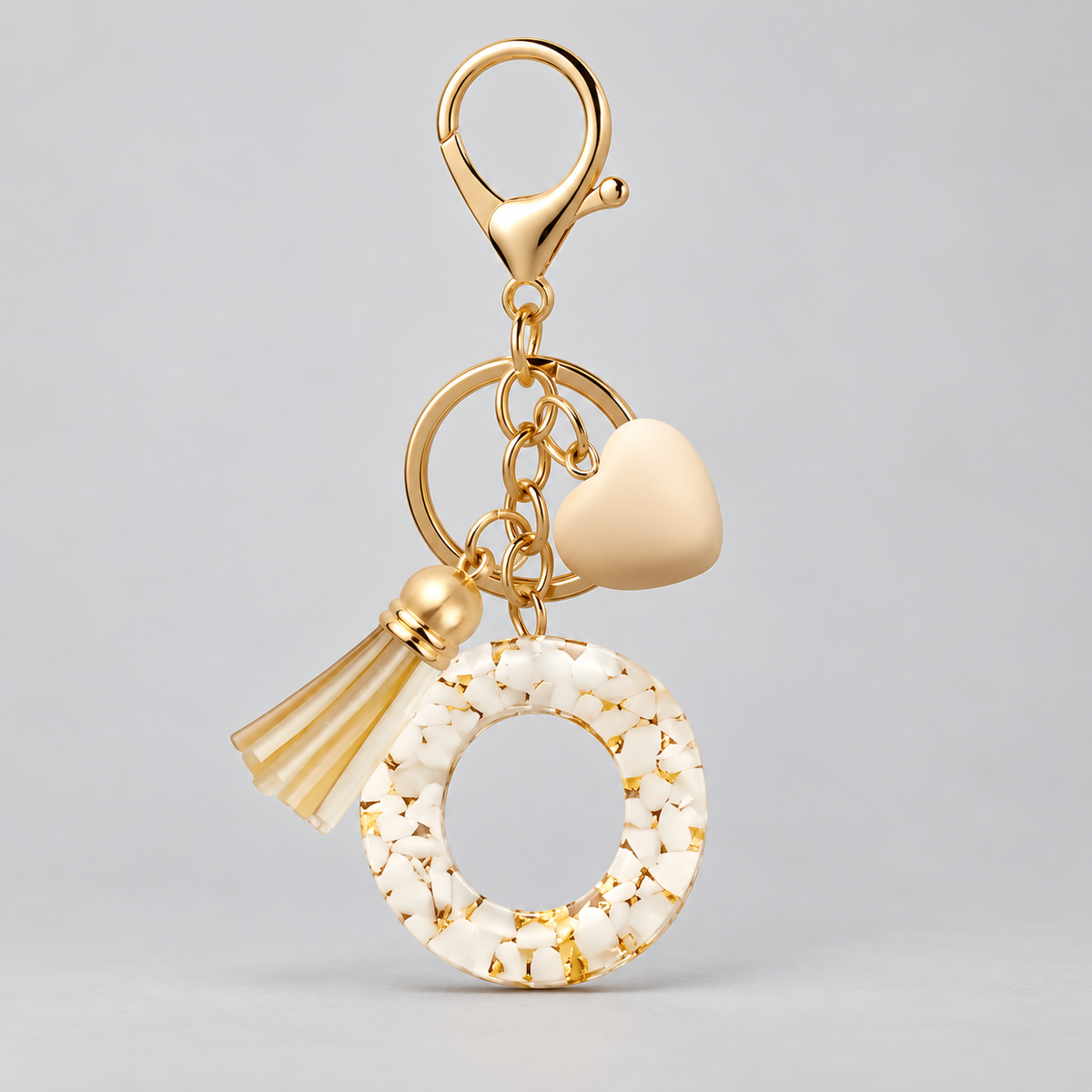 Golden Initial - Bag Charm