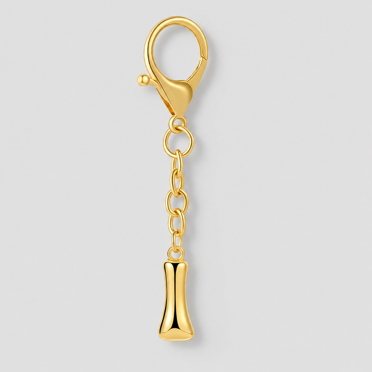 Bubble Initial Letter - Bag Charm