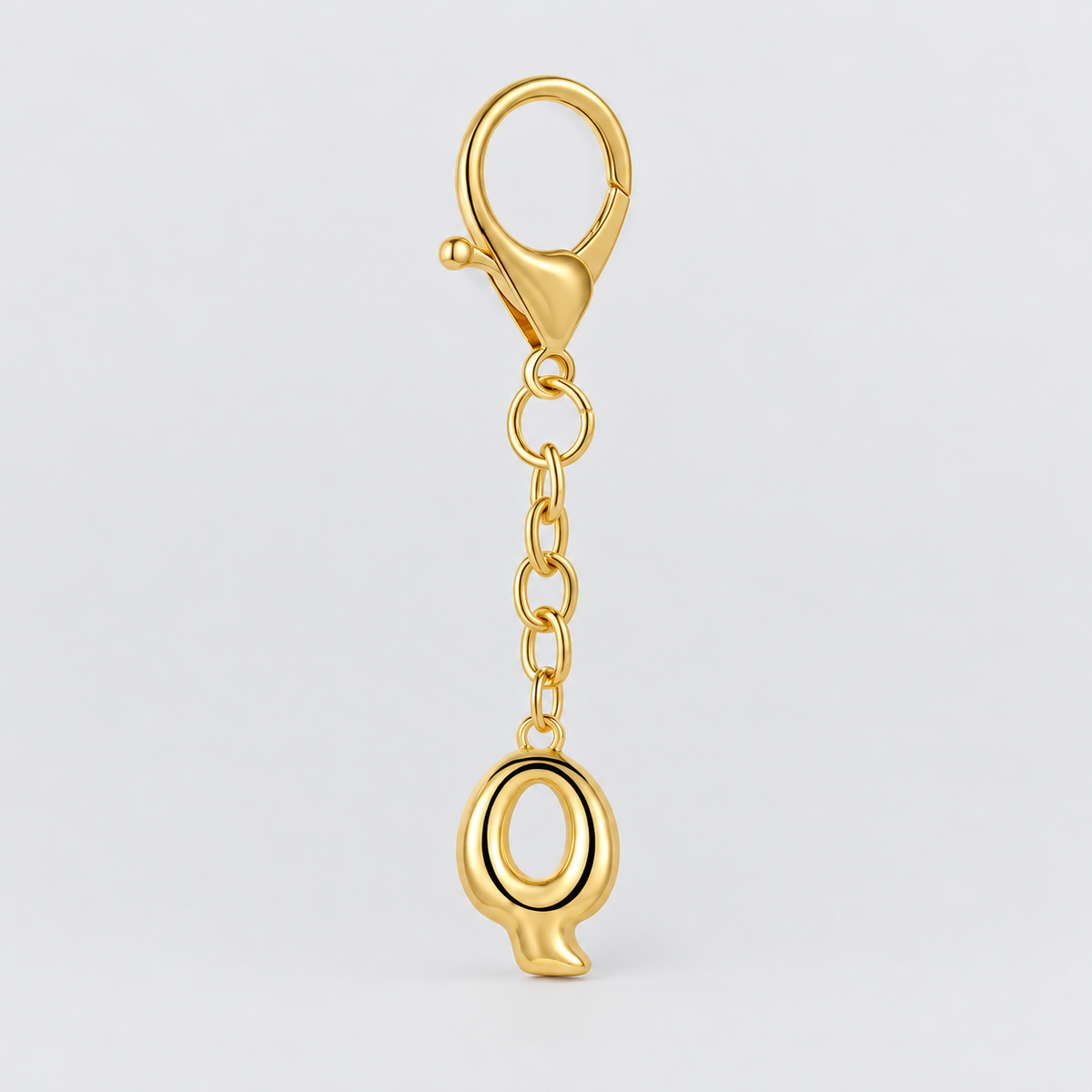 Bubble Initial Letter - Bag Charm