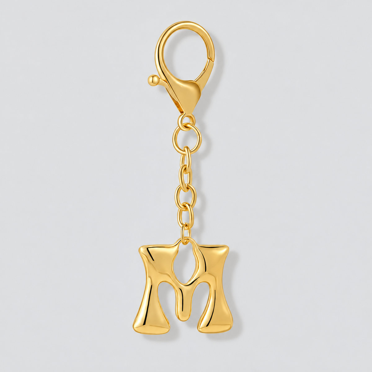 Bubble Initial Letter - Bag Charm