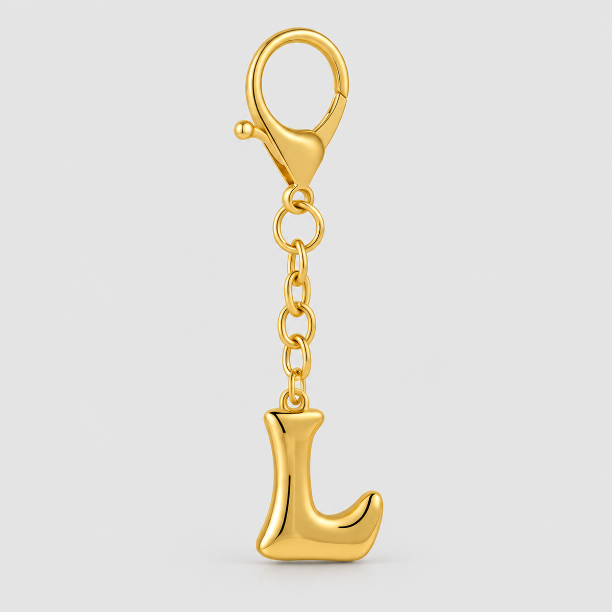 Bubble Initial Letter - Bag Charm