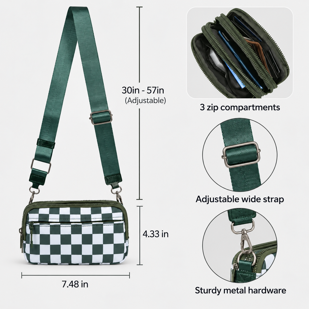 Wally Trio — Crossbody Wallet