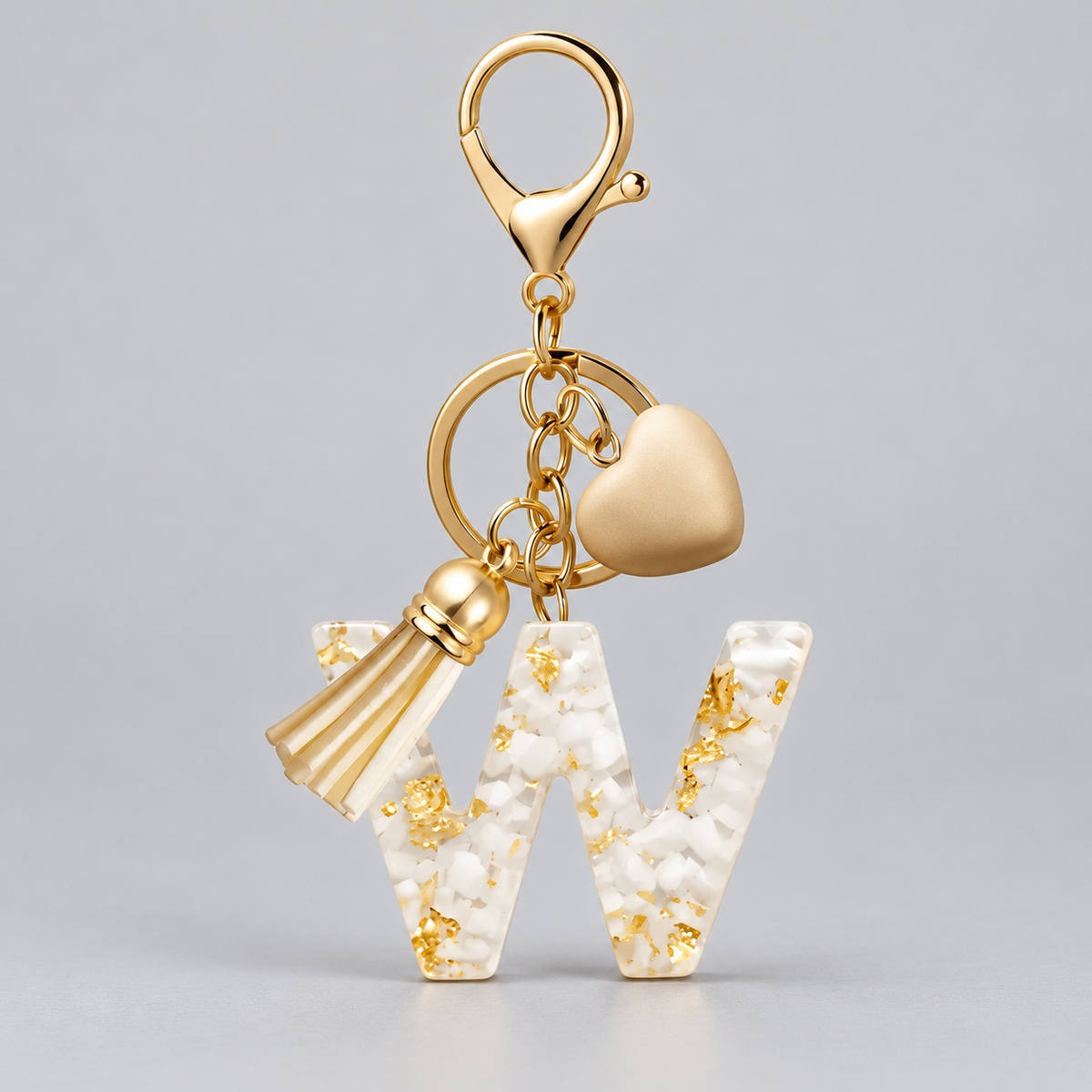 Golden Initial - Bag Charm