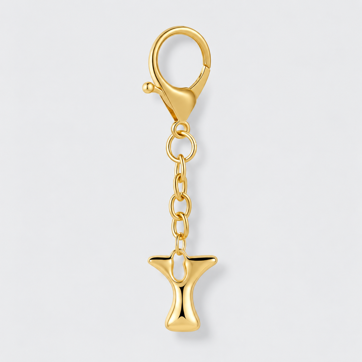 Bubble Initial Letter - Bag Charm