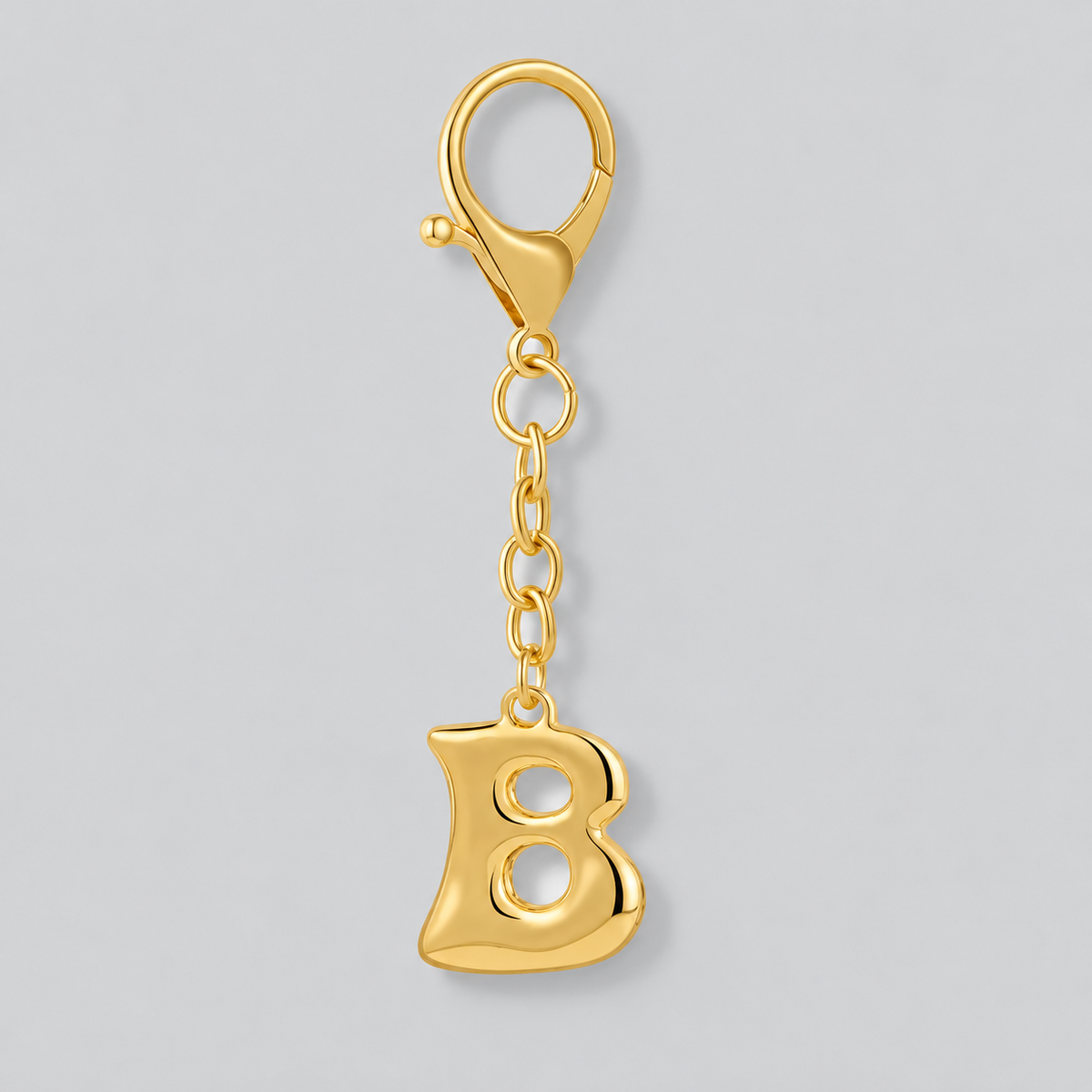 Bubble Initial Letter - Bag Charm