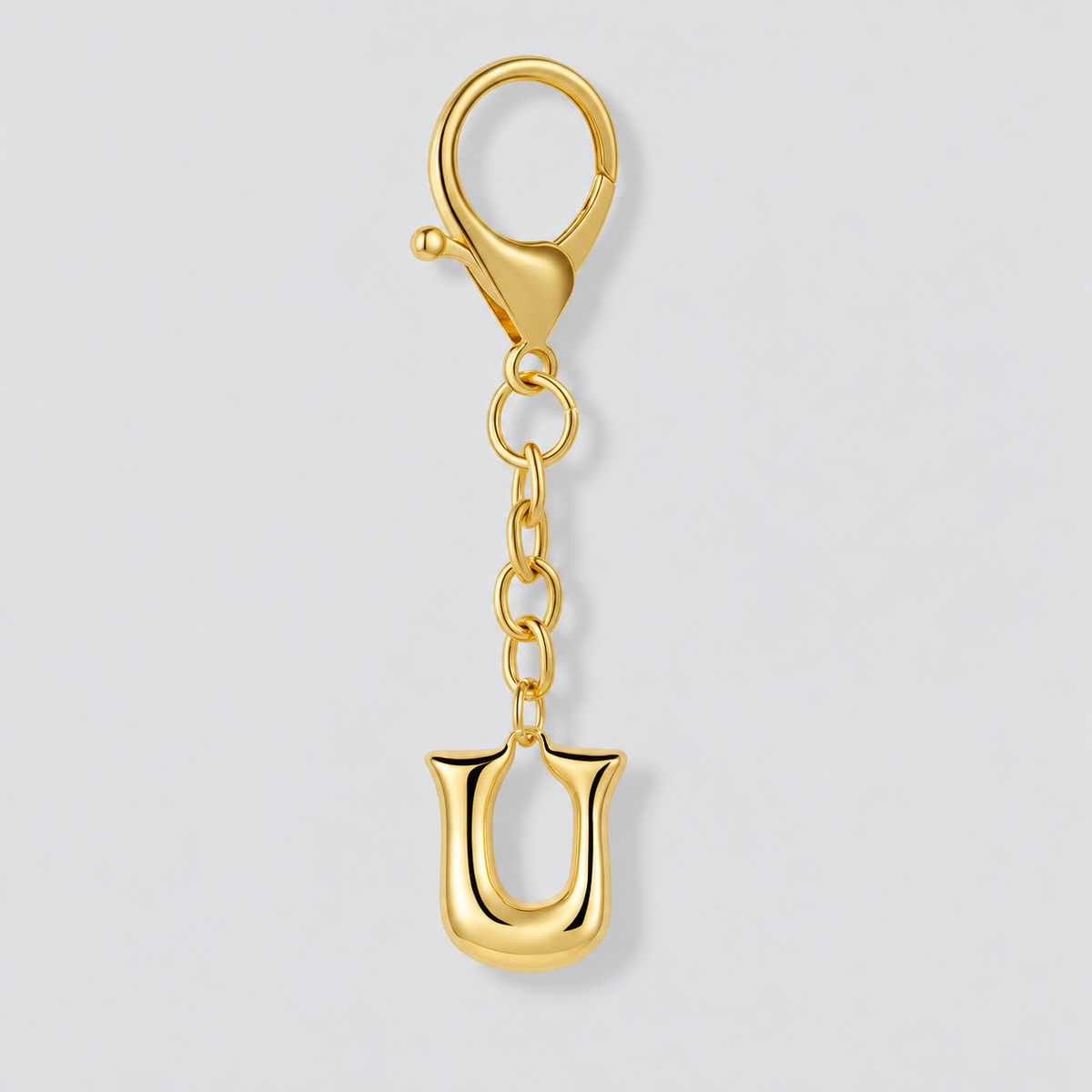 Bubble Initial Letter - Bag Charm