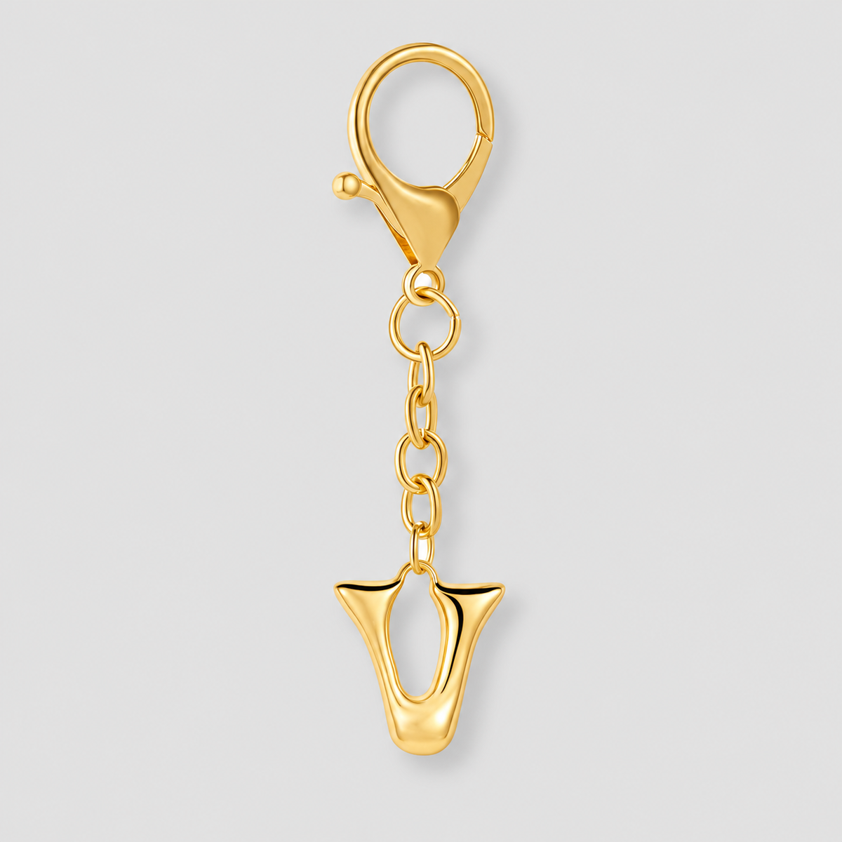 Bubble Initial Letter - Bag Charm